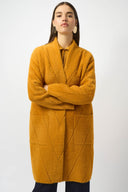 Joseph Ribkoff Feather Yarn Sweater Knit Coat Style 253955