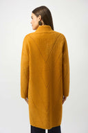 Joseph Ribkoff Feather Yarn Sweater Knit Coat Style 253955