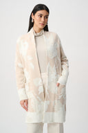 Joseph Ribkoff Abstract Print Long Cardigan Style 253956F26