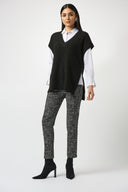 Joseph Ribkoff Sleeveless Tunic with Sequins Style 253957