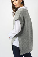 Joseph Ribkoff Sleeveless Tunic with Sequins Style 253957