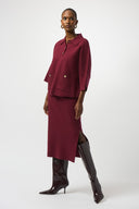 Joseph Ribkoff Boxy Pullover With Polo Collar Style 253962
