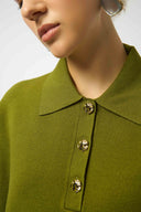 Joseph Ribkoff Boxy Pullover With Polo Collar Style 253962
