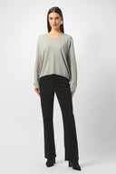Joseph Ribkoff Wool Blend V-Neck Boxy Sweater Style 253967