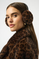 Joseph Ribkoff Faux Fur Animal-print Earmuffs Style 253976X