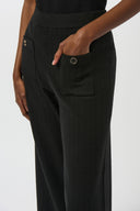 Joseph Ribkoff Black Straight Leg Pants Style 253984