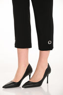 Frank Lyman Black Straight Pull-on Pants Style 254004