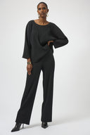 Joseph Ribkoff Pleated Wide-Leg Pants Style 254006