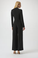 Joseph Ribkoff Black Wide-Leg Jumpsuit Style 254013