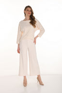 Frank Lyman Vanilla Wide-Leg Pants Style 254031