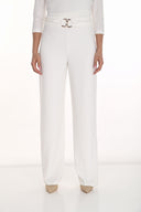 Frank Lyman High-Waist Trousers with Gold Buckle Style 254037
