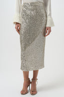 Joseph Ribkoff Sequined Pull-On Pencil Skirt Style 254038