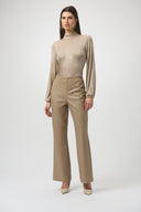Joseph Ribkoff Leatherette Wide Leg Pull-On Pants Style 254044