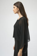 Joseph Ribkoff Black Wide Leg Jumpsuit Style 254055