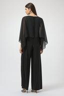 Joseph Ribkoff Black Wide Leg Jumpsuit Style 254055