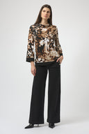 Joseph Ribkoff Animal Print Trapeze Tunic Style 254065