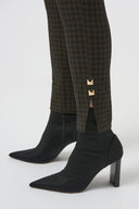 Joseph Ribkoff Geometric Jacquard Straight Pull-On Pants Style 254078