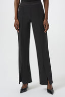 Joseph Ribkoff Black Straight Pull-On Pants Style 254102