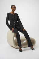 Joseph Ribkoff Black Fitted Jacket Style 254103