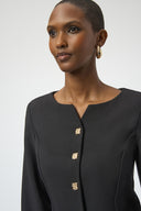 Joseph Ribkoff Black Fitted Jacket Style 254103