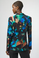 Joseph Ribkoff Abstract Print Fitted Blazer Style 254104