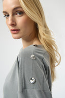 Joseph Ribkoff Silky Knit Straight Top Style 254115