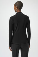 Joseph Ribkoff Fitted Wrap V-Neckline Top Style 254117