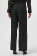 Joseph Ribkoff Black Wide-Leg Pull-On Pants Style 254118