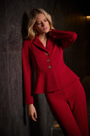 Joseph Ribkoff Scuba Crepe Peplum Blazer Style 254121