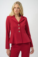 Joseph Ribkoff Scuba Crepe Peplum Blazer Style 254121