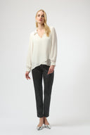 Joseph Ribkoff Georgette Flared Layered Top Style 254141