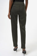 Joseph Ribkoff Foiled Heavy Knit Slim Fit Pants Style 254143