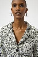 Joseph Ribkoff Abstract Jacquard Knit Fitted Blazer Style 254146