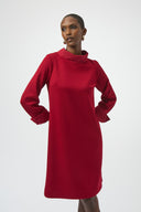 Joseph Ribkoff Deep Cherry Trapeze Dress Style 254149