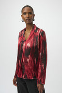 Joseph Ribkoff Abstract Print Straight Top Style 254161