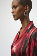 Joseph Ribkoff Abstract Print Straight Top Style 254161