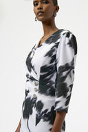 Joseph Ribkoff Floral Print Sheath Dress Style 254171