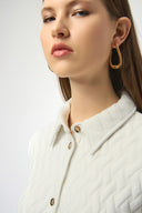 Joseph Ribkoff Quilted Knit A-Line Jacket Style 254172