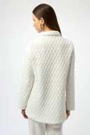 Joseph Ribkoff Quilted Knit A-Line Jacket Style 254172