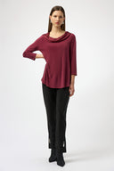 Joseph Ribkoff Cowl Neck Flared Top Style 254173