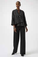 Joseph Ribkoff Textured Jacquard Swing Jacket Style 254196