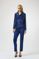 Joseph Ribkoff Floral Print Straight Leg Pants Style 254199