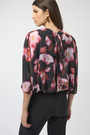 Joseph Ribkoff Floral Print Boxy Top Style 254202