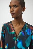 Joseph Ribkoff Abstract Print Fit and Flare Tunic Style 254204