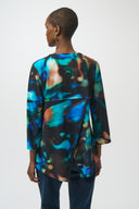 Joseph Ribkoff Abstract Print Fit and Flare Tunic Style 254204