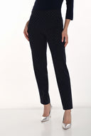 Frank Lyman Navy Pull-on Pants with Rhinestones Style 254228