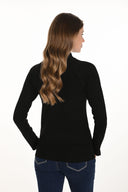 Frank Lyman Floral Mock Neck Pullover Style 254910