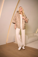 Joseph Ribkoff Diamond Quilt Hooded Jacket Style 254914