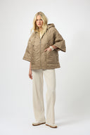 Joseph Ribkoff Diamond Quilt Hooded Jacket Style 254914