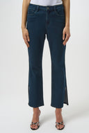 Joseph Ribkoff Classic Straight Leg Jeans with Rhinestone Hem Style 254917